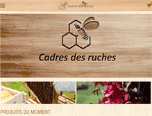 Tablet Screenshot of cadresdesruches.com